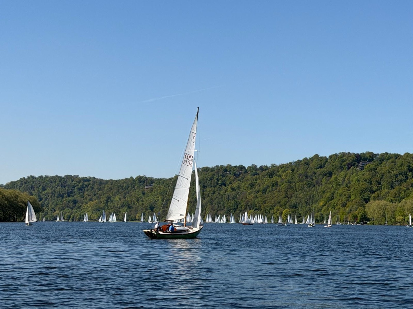 Segelregatta auf dem Baldeneysee